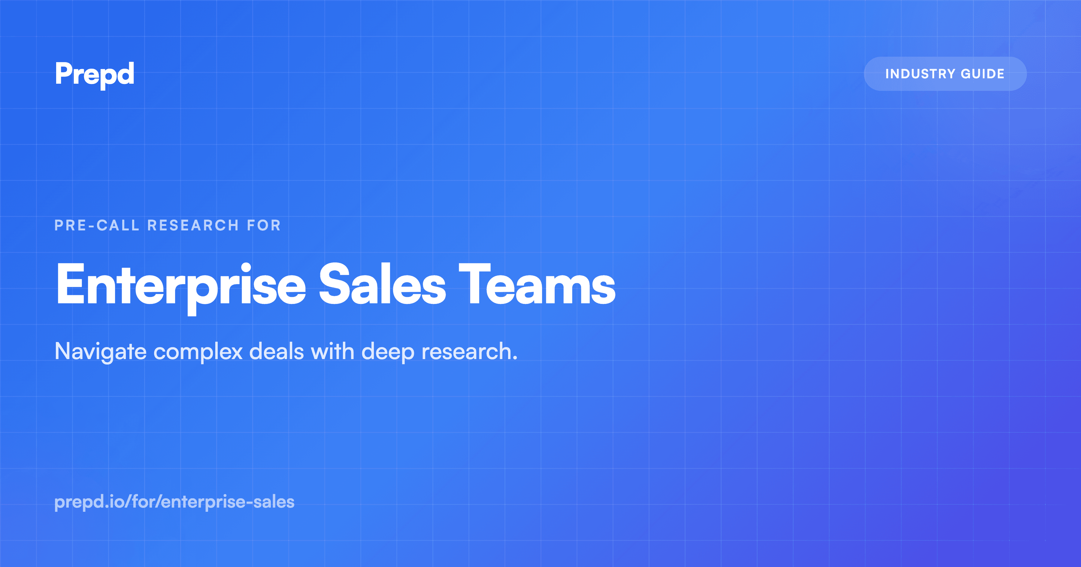 Prepd for Enterprise Sales